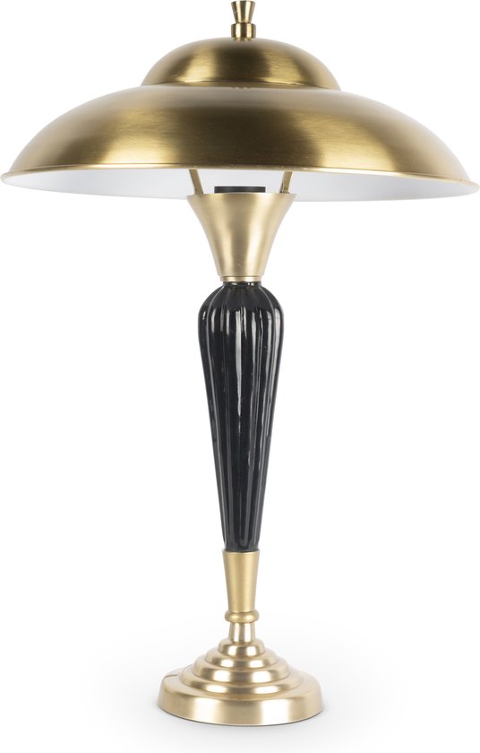 Authentic Models - Miami Mushroom Desk Lamp - Lamp - TafelLamp - Staande lamp - Stalamp - Sfeerlamp - Bureau - Staande lampen - tafellamp slaapkamer - bureaulamp - Goud/Zwart