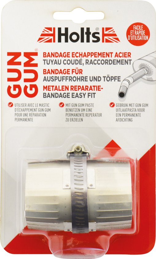 Holts Gun Gum Reparatur Bandage für Auspuffrohre 210 mm x 12 cm