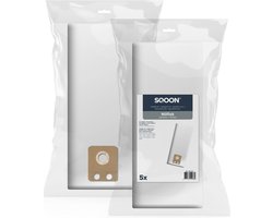 SQOON® Stofzuigerzakken Geschikt voor Nilfisk GD1000 / VP3000 / VP600 - 5 Stuks