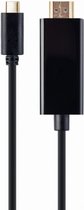 Gembird A-CM-HDMIM-02, 2 m, HDMI Type C (Mini), HDMI Type C (Mini), Noir