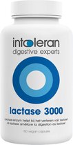 Intoleran Lactase 3000 Spijsverteringsenzymen - 150 Capsules Grootverpakking | Lactase enzym voor hulp bij Lactose vertering en Lactose-intolerantie | Directe werking | Puur en Vegan Voedingssupplement | Low FODMAP