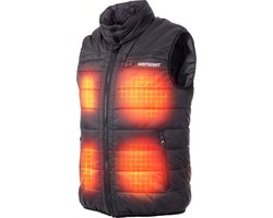 Verwarmd Vest Heren | Gewatteerde Elektrische Bodywarmer | Verwarmde Bodywarmer | USB | Inclusief 2 krachtige powerbanks | M