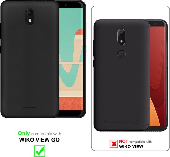 Étui Cadorabo pour WIKO VIEW GO en GRIS NOIR - Étui de protection avec fermeture magnétique