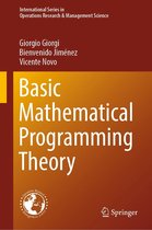 International Series in Operations Research & Management Science 344 - Basic Mathematical Programming Theory