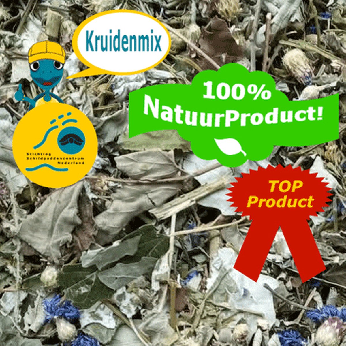 Kruidenmix voor Landschildpadden - Natuurproduct - 100g
