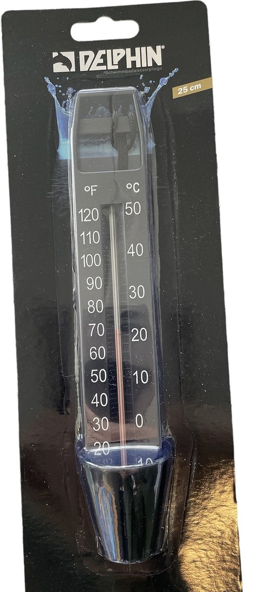 Goedkoopste Delphin Thermometer 25cm Zwart