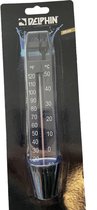 Delphin Thermometer 25cm Zwart