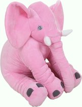 IKASA Olifant knuffeldier, pluche dier met roos, schattig 32 cm groot pluche dier, klein knuffeldier, Valentijnsdagcadeau voor je vriendin