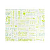 Vetvrij wikkelpapier of hamburgervellen Parole groen 31×38 cm | Inhoud: 1000 stuks