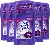 Lady Speed Stick Luxurious Freshness Deodorant Stick - 5 x 45g