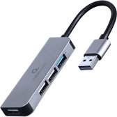 USB Hub GEMBIRD 4-port USB hub 1 x USB 3.1 + 3 x USB 2.0 Silver