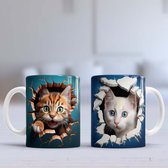 Mok Beauty Cats - Cats - huisdier - kat - katten - dier -Gift - Cadeau - Cute - CatLovers - CatLife - CatLove - CatsoftheDay - CuteCats - KittyLove