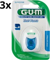 GUM Easy Floss Tandzijde - 3 x 30 meter - Voordeelverpakking