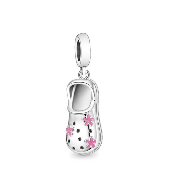 Stopper Clip Bead voor Pandora armbanden, 925 sterling zilver, spacer stopper, bedel met sieradendoosje, Sterling zilver, Parel
