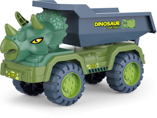 Kiddel XL Dinosaurus voiture camion benne camion - Dinosaurus camion speelgoed enfants - Jouets pour enfants dino Jouets d'été en plein air 3 ans 4 ans cadeau