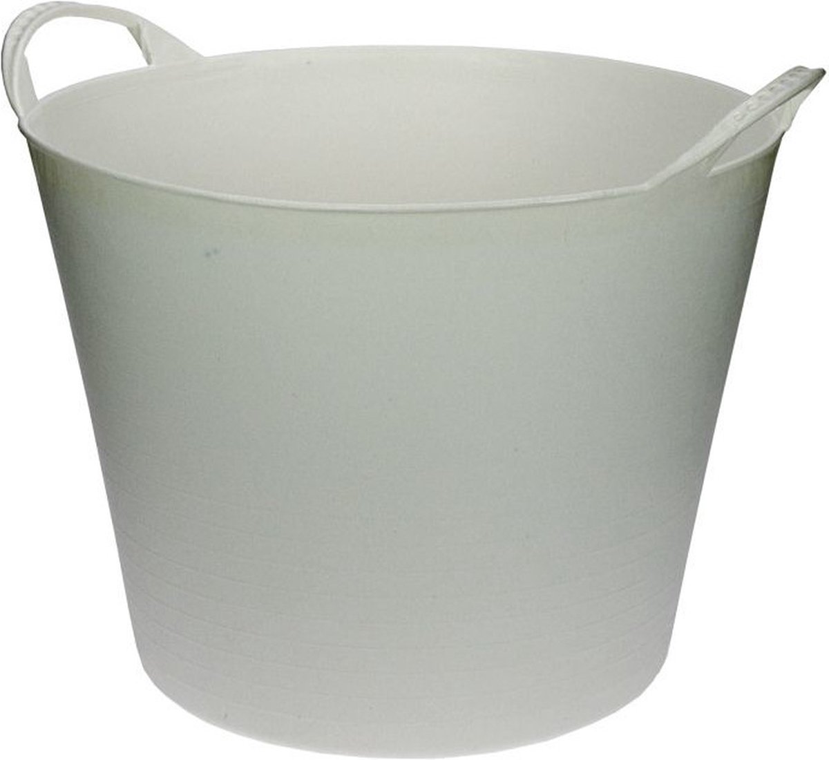 Goedkoopste Flexibele emmer/wasmand/kuip - wit - 42 liter - Opbergmanden - Wasmanden - Flexibele emmers - 45 x 33 cm