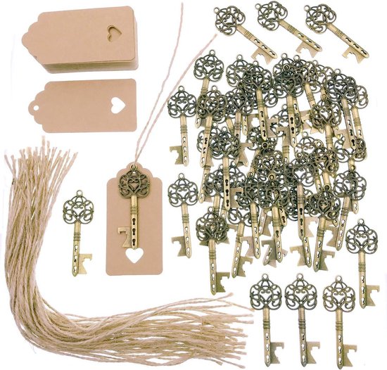 100 Kraftpapier Geschenkhangers – Rond, 6 Cm, Met 30 Meter Jute Koord, Bruin, Voor Labels, Bruiloften, Kerst En Scrapbooking