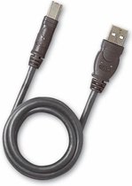 USB A to USB B Cable Belkin F3U154BT Black 1,8 m Grey