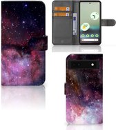 Book Case adapté à Google Pixel 6A Galaxy