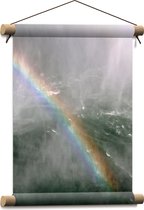 Textielposter - Regenboog - Kleuren - Wazig - 30x40 cm Foto op Textiel