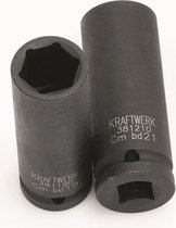 Kraftwerk - Douille à chocs hexagonale longue 1/2 " 21 mm