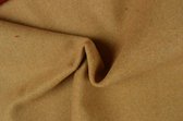 10 meter wol stof op rol - Beige - 78% Polyester / 22% Wol