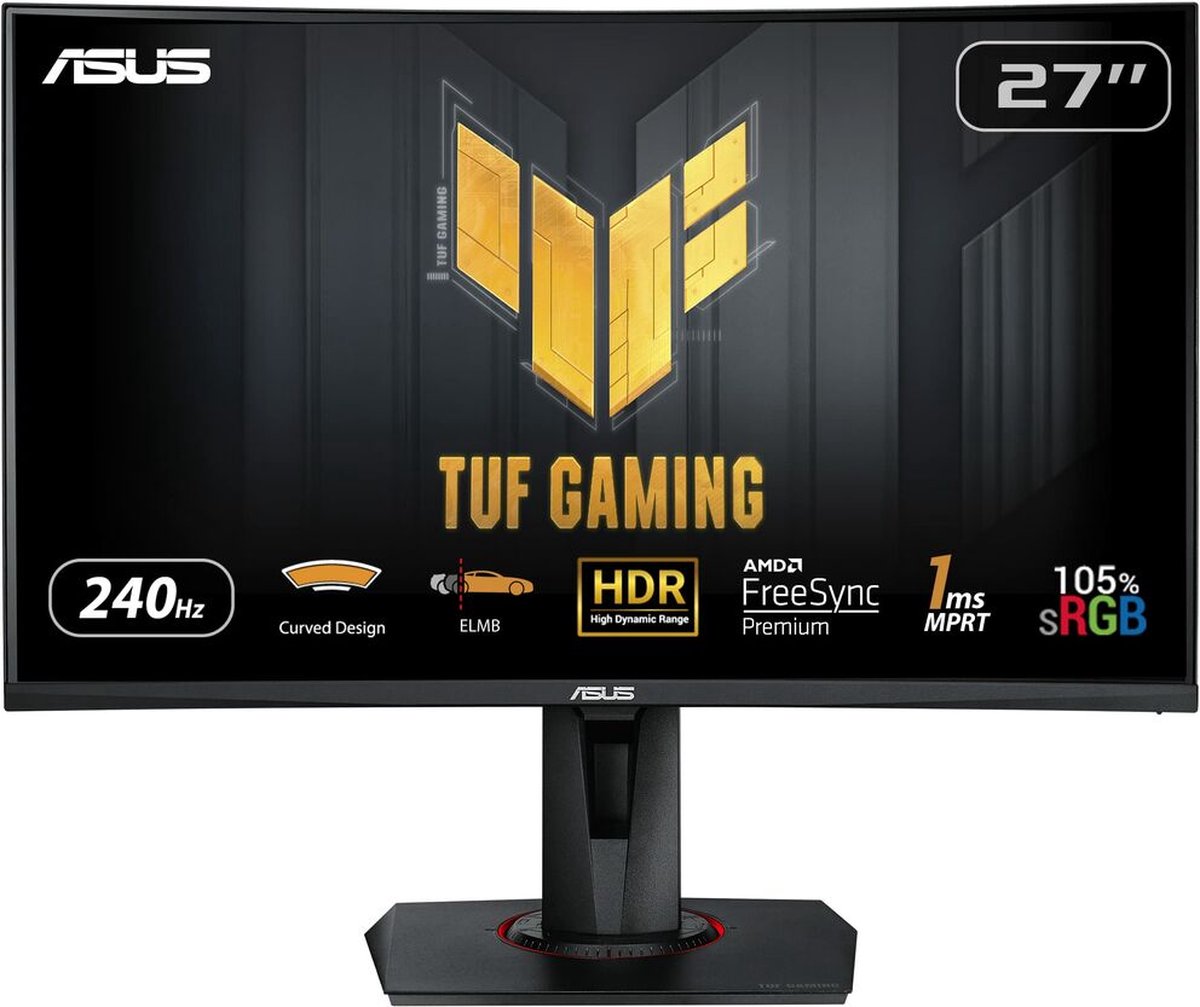 ASUS TUF Gaming VG27VQM 68,6 cm (27) 1920 x 1080 Pixels Full HD LED Zwart