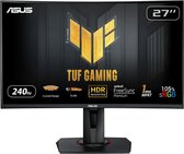 Bol.com ASUS TUF Gaming VG27VQM - Full HD Curved Gaming Monitor - 240hz - 27 inch aanbieding