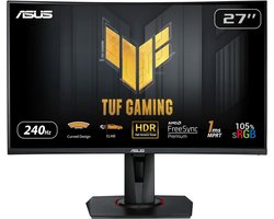 ASUS TUF Gaming VG27VQM - Full HD Curved Gaming Monitor - 240hz - 27 inch