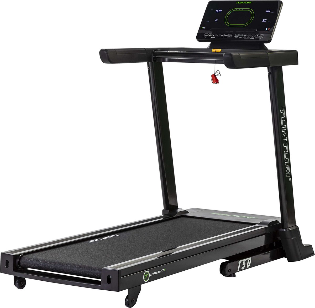 Tunturi T50 Performance Loopband Inklapbaar ? Hardloopband met 44 trainingsprogramma?s ? LED Monitor ? 10 ? 200 km/u