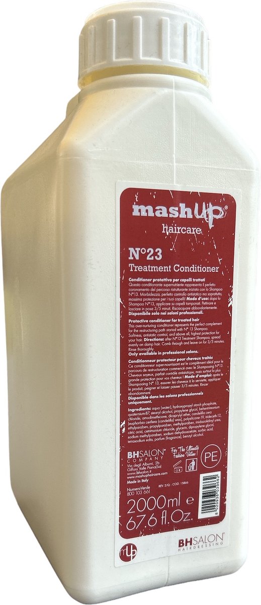 MashUp haircare N° 23 Treatment Conditioner 2000ml inclusief pomp