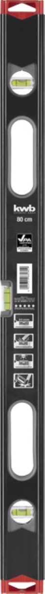 KWB waterpas met optisch systeem - 80 cm - 068080