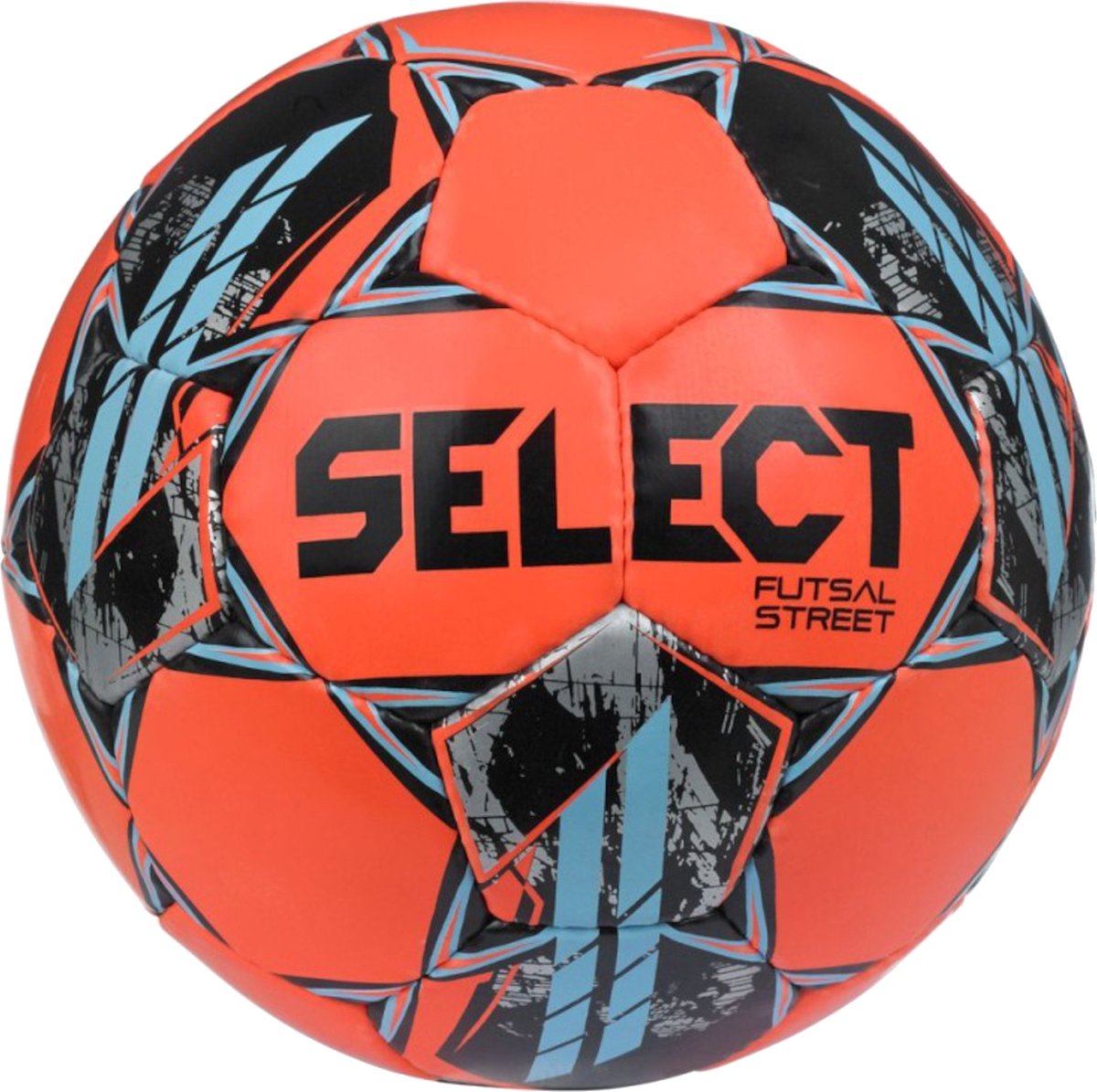 Select Futsal Street Ball STREET ORA-BLU, Unisex, Oranje, Bal naar voetbal, maat: 4