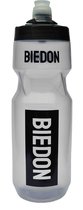 Biedon - bidon 750ml - zelfsluitend ventiel - innovatieve draaidop - drinkfles volwassenen - drinkfles kinderen - bidon fiets - sport bidon - transparant