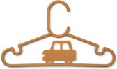 Liewood Falton kledinghanger met auto - 8 stuks - Golden caramel