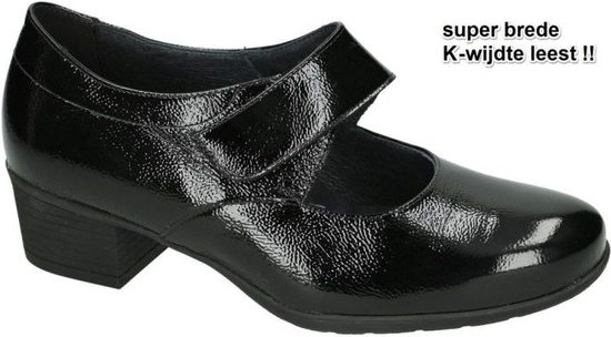 Solidus -Dames - zwart - pumps & hakschoenen - maat 38.5