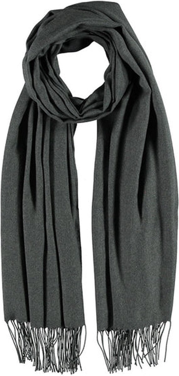 Bijoutheek Pashmina sjaal Donker Grijs