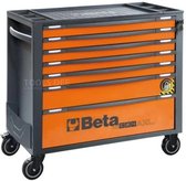 Chariot à outils Beta 7 tiroirs, RCS2400XL/7-O, orange