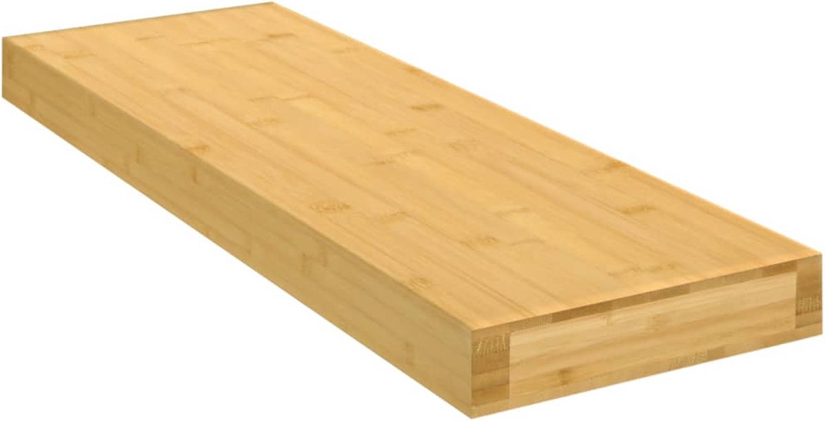 vidaXL Wandschap - 60x20x4 - cm - bamboe Bruin