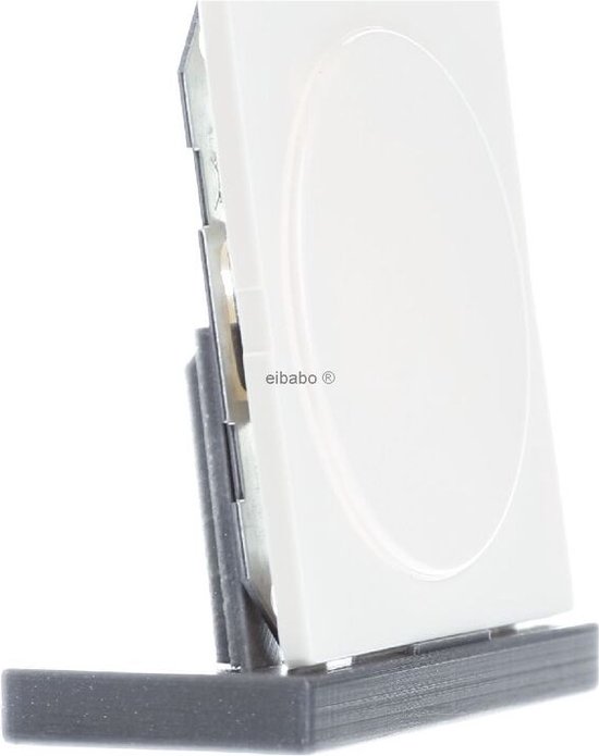 Gira SColor kunststof dimmer, zuiver, wit (RAL 9010) bol