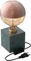 Calex Tafellamp Marmer Vierkant - E27 - Groen - Excl. lichtbron