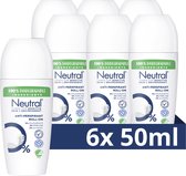 Bol.com Neutral Sensitive Skin Deodorant Roller - 6 x 50 ml - Voordeelverpakking aanbieding