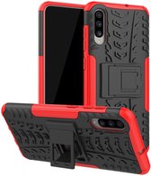 Coverup Rugged Kickstand Back Cover - Geschikt voor Samsung Galaxy A70 Hoesje - Rood