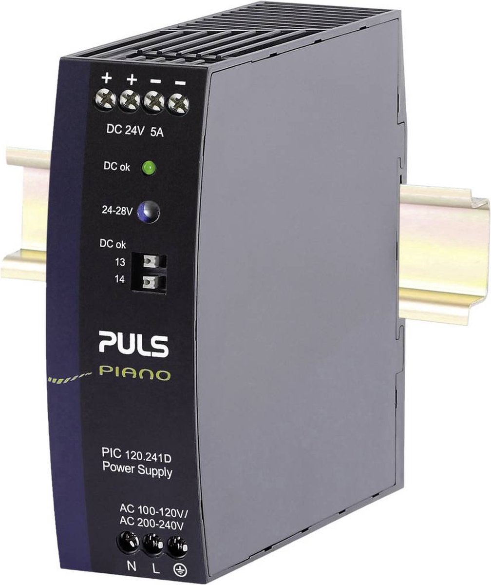 PULS PIC120.241D DIN-rail netvoeding – 24 V/DC – 5 A – 120 W