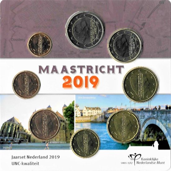 Afbeelding van het spel Nederland Jaarset Munten 2019 UNC - Maastricht