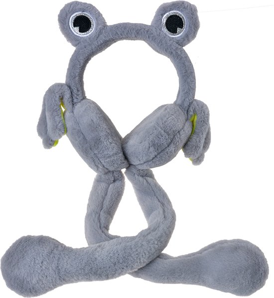 Juleeze Cache-oreilles pour enfants one size Gris Peluche