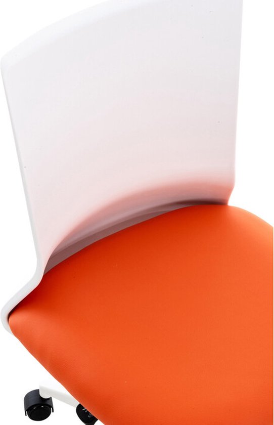Chaise de Bureau Clp Apolda - Oranje - Simili Cuir
