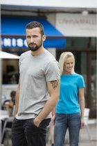 5-Pack Clique Basic T-shirt Grijs Maat L