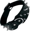 Dog collar Gloria Black Spikes (65 cm)
