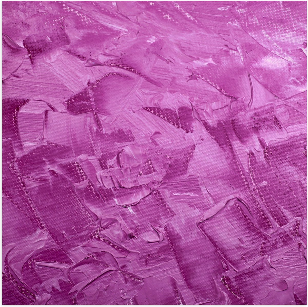 Poster (Mat) - Schilderij - Verf - Kunst - Paars - 80x80 cm Foto op Posterpapier met een M